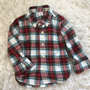 Baby Gap Holiday Flannel boys 18-24mos